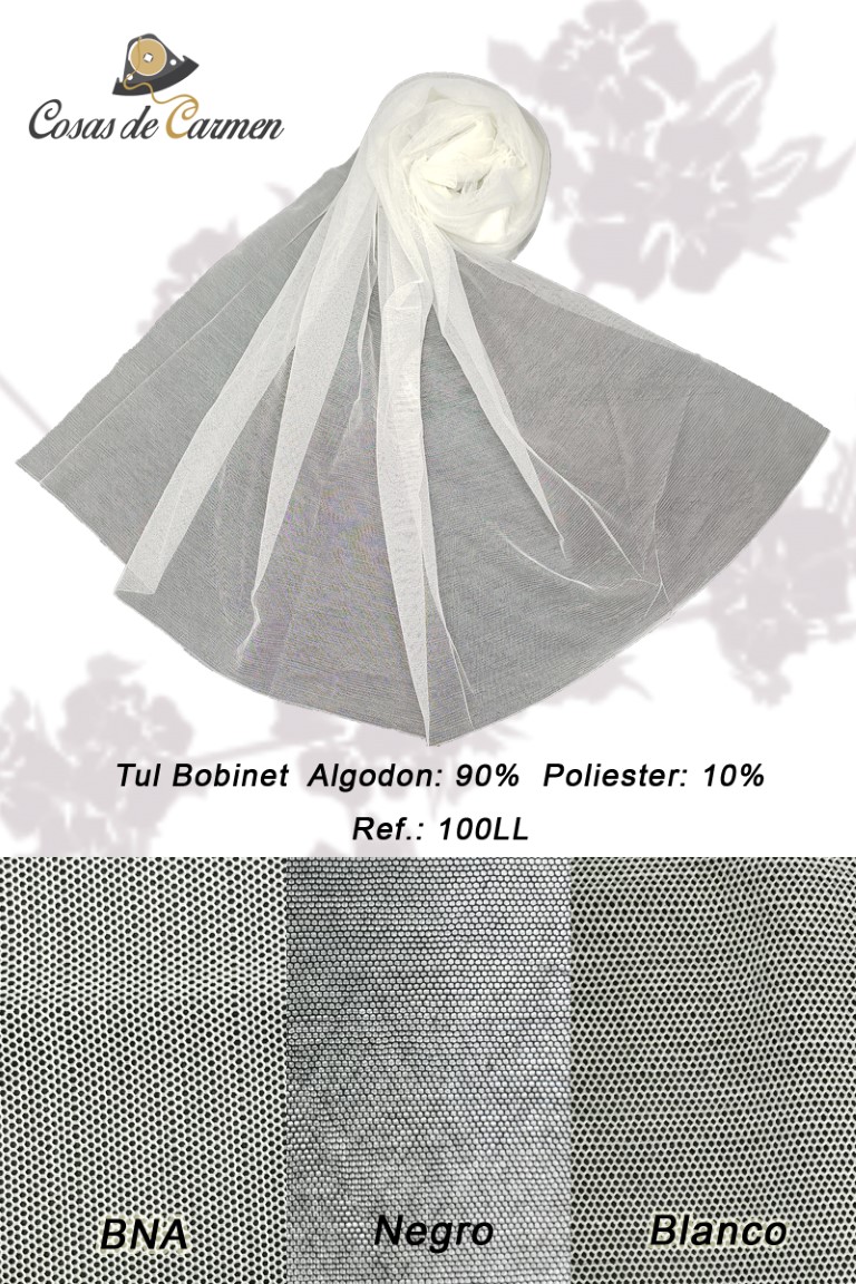 Tul Bobinet 100% algodón